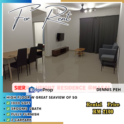 Sierra Heights Residence 3rooms Full Furnish For Rent (Seaview), Johor, Masai