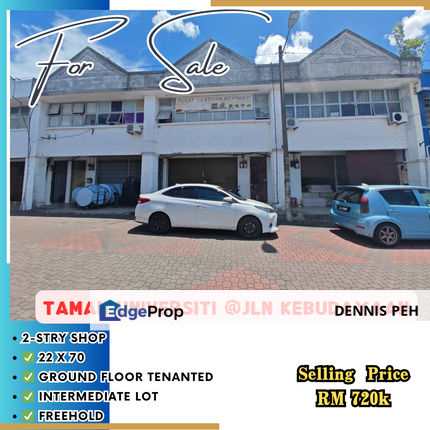 Tmn Universiti@Jln Kebudayaan 12 2-stry Shop For Sale , Johor, Skudai