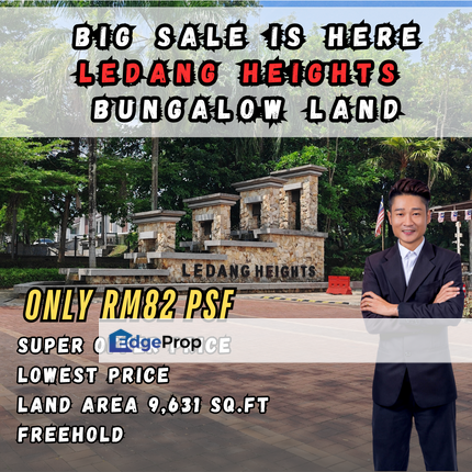 Ledang Heights Bungalow Land Lowest Price, Johor, Johor Bahru