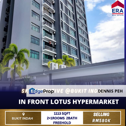 Sky Executive @Bukit Indah 2+1rooms For Sale, Johor, Johor Bahru