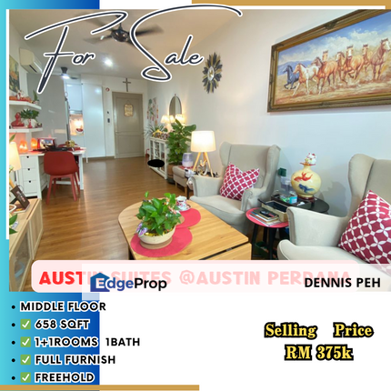 Austin Suites@Austin Perdana 1+1room Renovated House For Sale, Johor, Johor Bahru