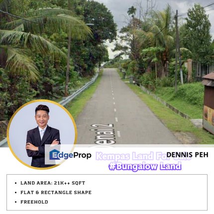 Kempas Baru@Jln Denai 2 Bungalow Land For Sale(Flat & Rectangle Shape), Johor, Johor Bahru