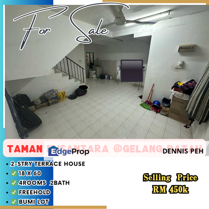 Taman Nusantara @Gelang Patah 2-stry House For Sale (Bumi Lot), Johor, Gelang Patah