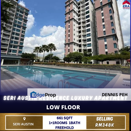 Seri Austin Luxury Apartment 1+1rooms Renovated House For Sale, Johor, Johor Bahru