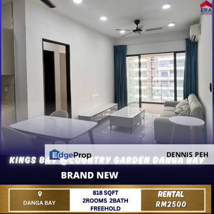 Kings Bay@Country Garden 2rooms Brand New Unit For Rent, Johor, Johor Bahru