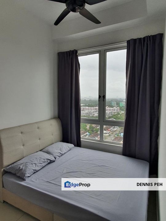 D'Carlton Residence @Megah Ria 2rooms High Floor For Sale (Seaview & Corner Unit), Johor, Masai