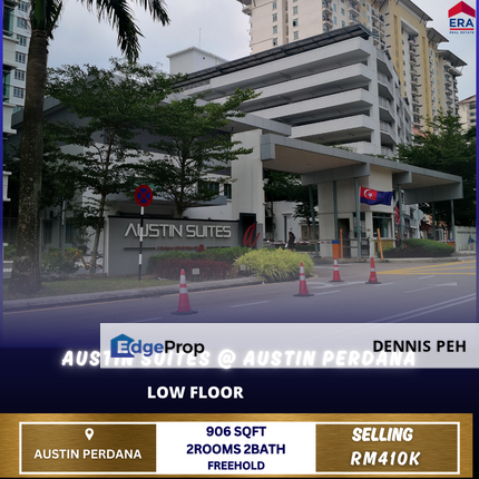 Austin Suites @Austin Perdana 2rooms House For Sale (Low Floor), Johor, Johor Bahru