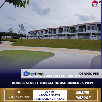 Eco Village 2 @Setia Eco Garden 2-stry House For Sale (Facing Garden & North East), Johor, Gelang Patah