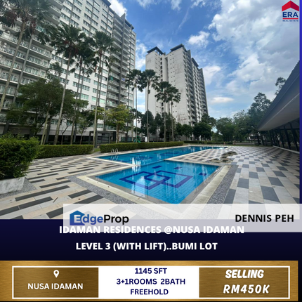 Idaman Residences @Nusa Idaman Level 3 House For Sale (Bumi Lot), Johor, Nusajaya