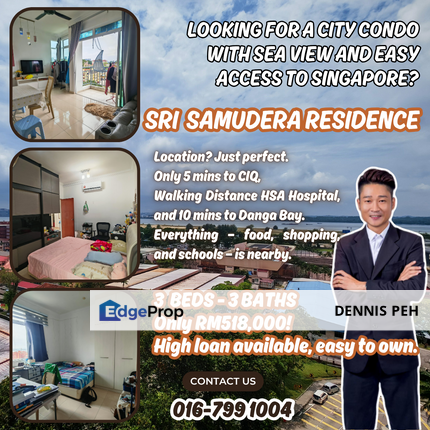 JB Town Seaview Full Loan, Johor, Johor Bahru