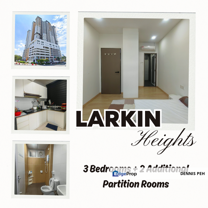 Larkin heights invesment unit 5 rooms, Johor, Johor Bahru