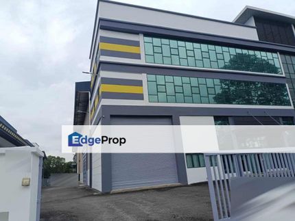 Hot Unit! Semi D Factory in Berjaya Industrial Park Shah Alam for Rent, Selangor, Shah Alam