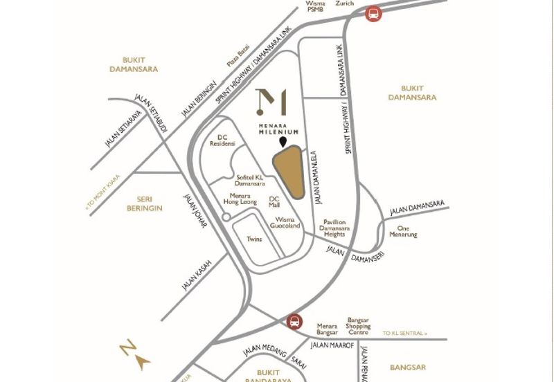 Office Suite For Rent @ Menara Milenium