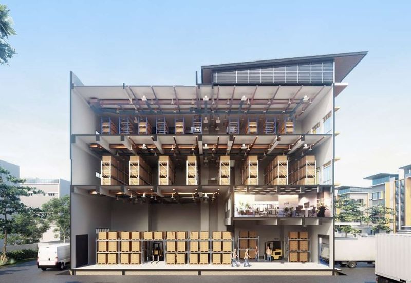 3 Storey Semi-D factory with lift @ Kajang Industrial park