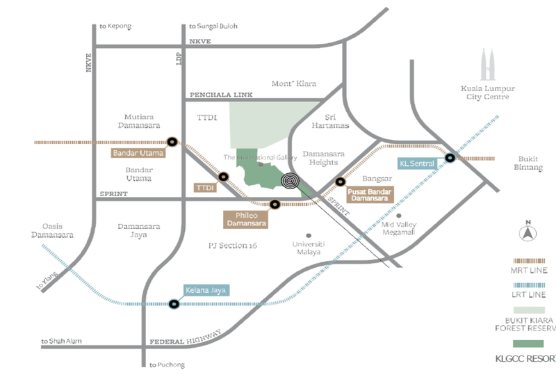 Grade-A Office Spaces for rent @ Menara KLGCC, Bukit Kiara. Walking distance to MRT and direct access to KLGCC Mall. 