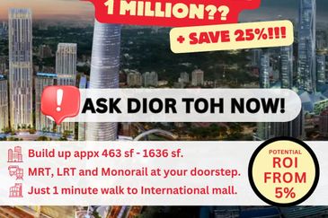  CHEAP Investment with potential ROI 5% @ KLCC. 