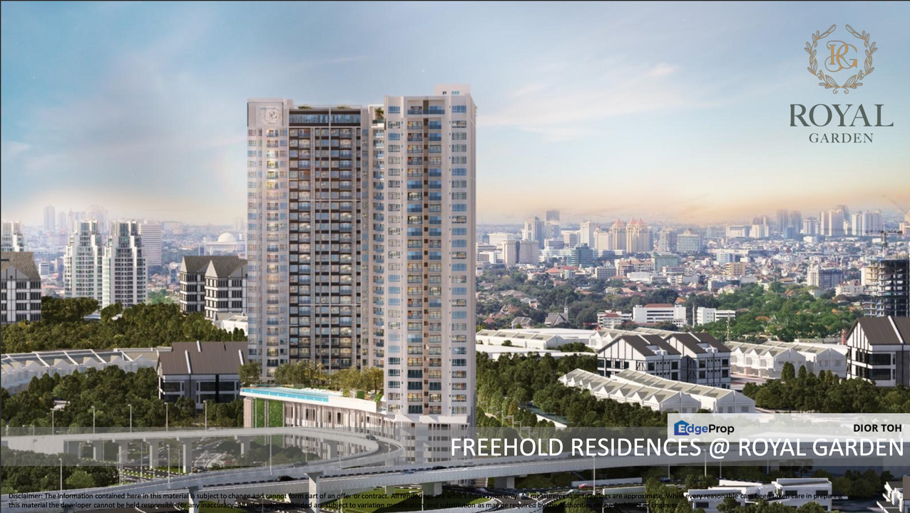 Freehold Luxury Condo with KL City view @ Royal garden, Sri Putramas. 2-5 km to Publika, KL Metropolis, Mont Kiara., Kuala Lumpur, Jalan Kuching