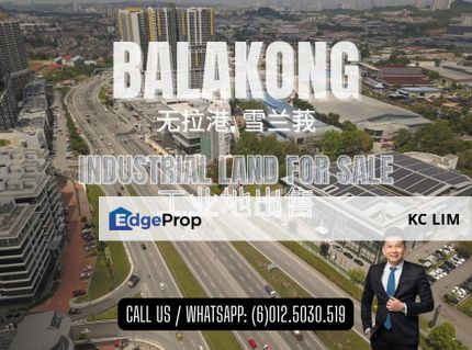 Freehold Industrial Land For Sale at Cheras South, Balakong, Selangor, Selangor, Cheras