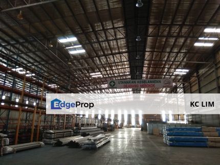 Cheras South Balakong Warehouse Factory with Racking & Fire Sprinkler System, High Ceiling and Spacious, Selangor, Cheras
