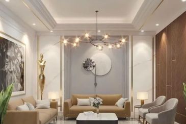 3 storey bungalow with pool for sale @  Taman Duta 