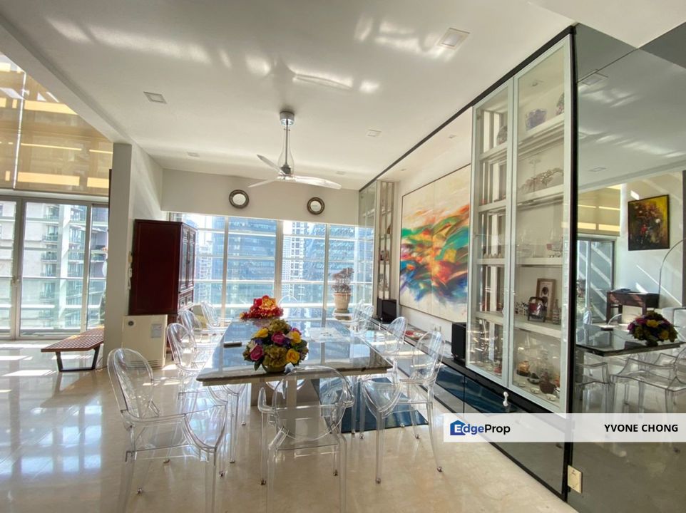 duplex for sale Dua residency twin tower view, Kuala Lumpur, KLCC