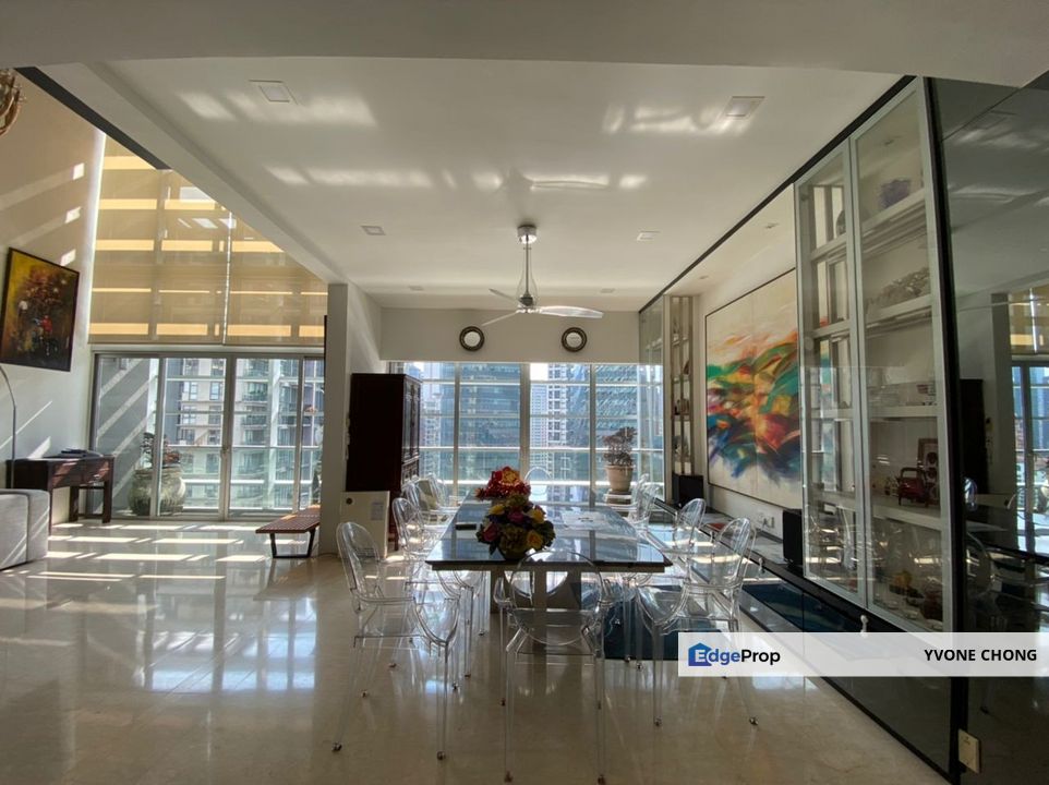 duplex for sale Dua residency twin tower view, Kuala Lumpur, KLCC