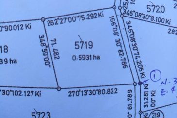 1.5 acres Broga agriculture land