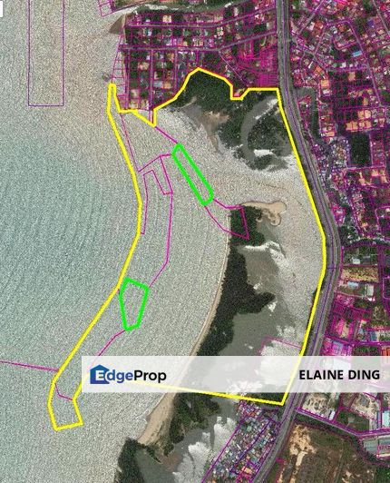 249 acres sea front land @ Sabah Putatan, Sabah, Pulatan