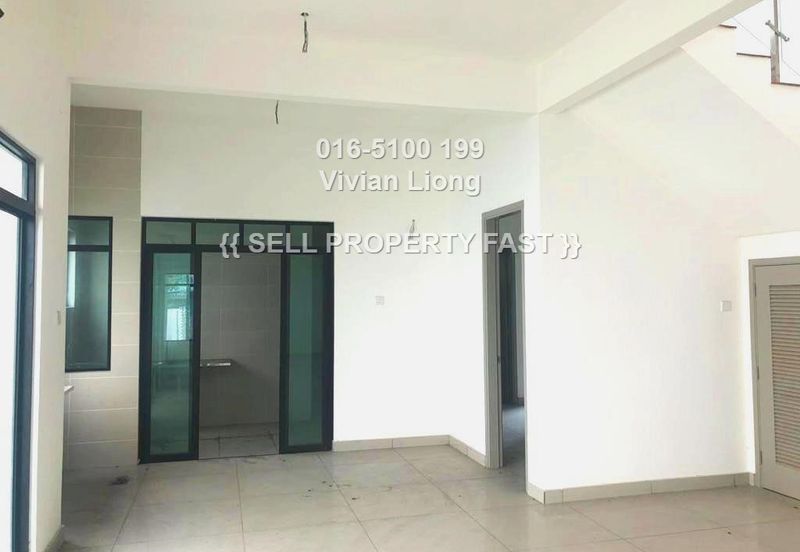 3sty Zero-Lot Bungalow QUAS RESIDENCE, Tmn Bukit Ria, Kajang Town