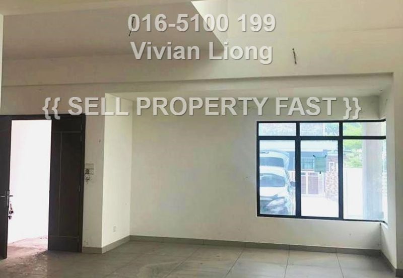 3sty Zero-Lot Bungalow QUAS RESIDENCE, Tmn Bukit Ria, Kajang Town