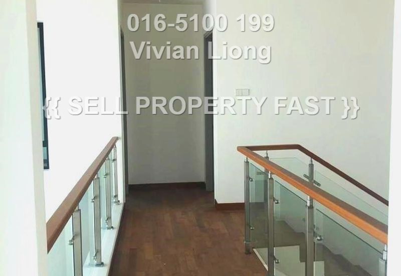 3sty Zero-Lot Bungalow QUAS RESIDENCE, Tmn Bukit Ria, Kajang Town