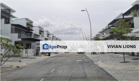 3sty Zero-Lot Bungalow QUAS RESIDENCE, Tmn Bukit Ria, Kajang Town, Selangor, Kajang