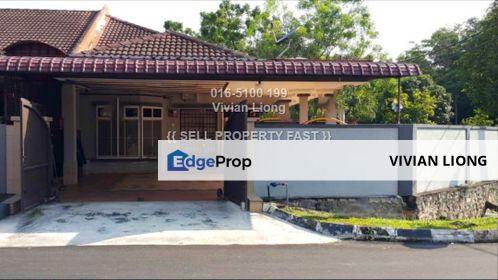 ( CORNER 3000sf ) 1sty House at Taman Indah , near Kajang Town TTDI Sungai Jelok , Selangor, Kajang