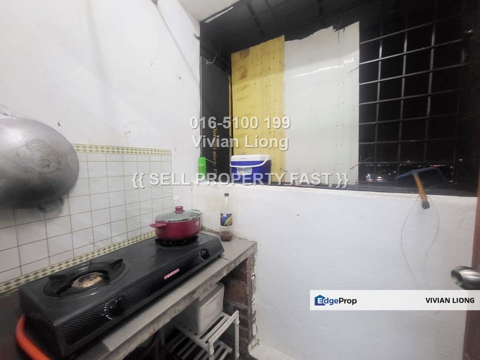 (CORNER) Flat City Height Ada Lift Kajang Sg Chua Dekat Pearl Avenue, Selangor, Kajang