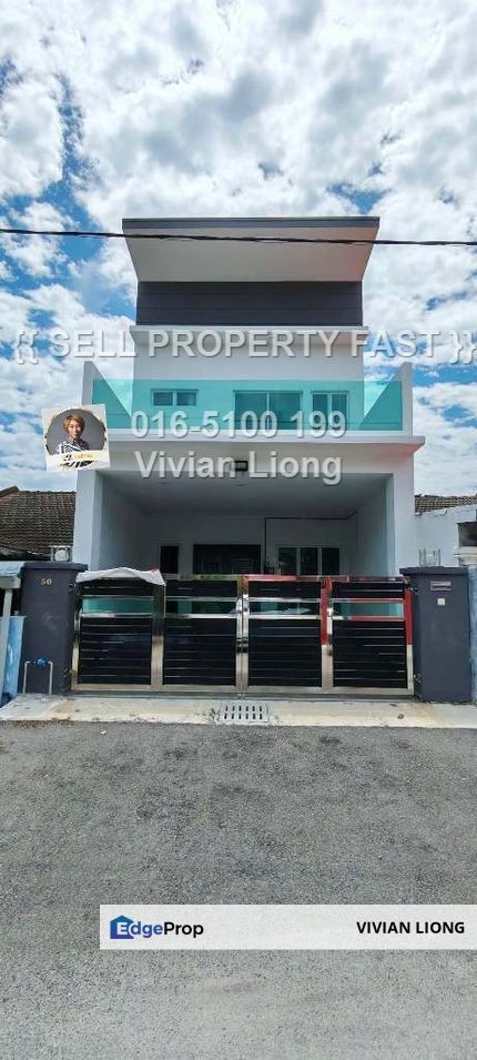 RENOVATED 2sty House Tmn SEKINCHAN JAYA (22x65sf, Nice View, Balcony), Selangor, Sekinchan