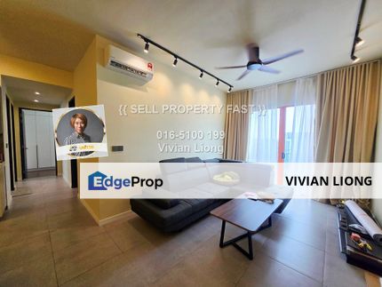 JRK CONVENA Residence @ Bukit Jalil, LUXURIOUS (Fully Furnished 1050sf, 3+1room, 2bath, 2parking at G floor, Free WIFI) 0.25km to LRT, Kuala Lumpur, Bukit Jalil
