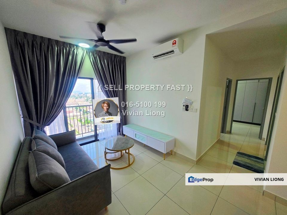 Traders Garden, Cheras, Kuala Lumpur (Serviced residence) For Rent (CORNER, Fully Furnished, 860sf, 4 rooms 2 baths), Selangor, Cheras