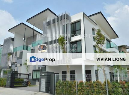 Corner Lot 3sty Semi-D (4978sf, 6+2 rooms 7 baths) @ Taman Villa Perdana, Selangor, Kajang