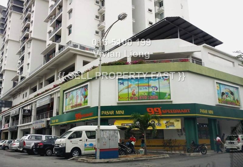 G floor Shop Lot (2100sf) PEARL AVENUE Jalan Pasir Emas, Sungai Chua Kajang For Rent