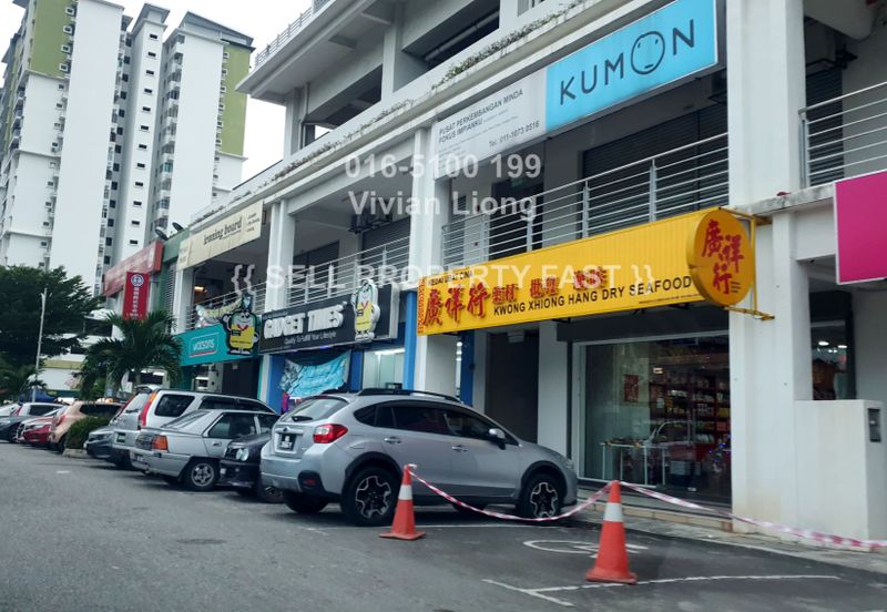 G floor Shop Lot (2100sf) PEARL AVENUE Jalan Pasir Emas, Sungai Chua Kajang For Rent