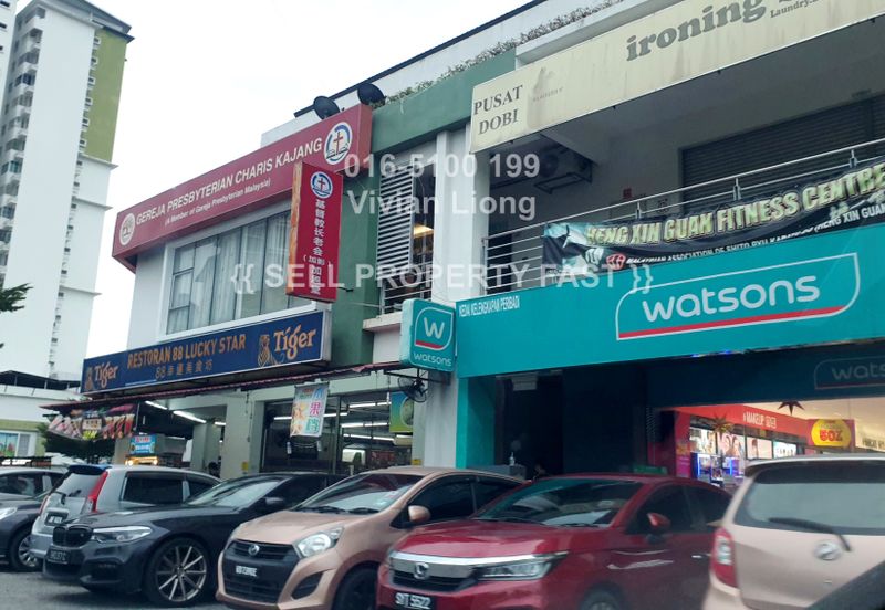 G floor Shop Lot (2100sf) PEARL AVENUE Jalan Pasir Emas, Sungai Chua Kajang For Rent