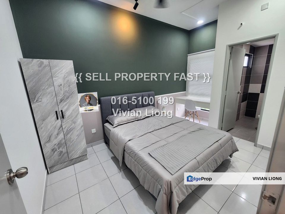 Residensi Mutiara Kajang 2, Fully Furnished & Brand New (930sf, 3+1 rooms) near KTM Kajang 2, Selangor, Kajang