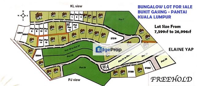 Bukit Gasing Kuala Lumpur Bungalow Lot For Sale, Selangor, Petaling Jaya