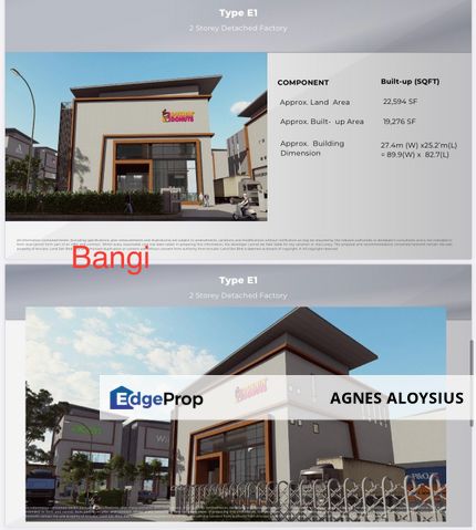 🏡Bangi New launch. Semi detached and detached Factory at Bandar Baru Bangi for SALE, Selangor, Bangi