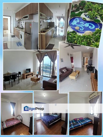 3 bedrooms Central Park Country Garden, Fully Furnished, Johor, Johor Bahru