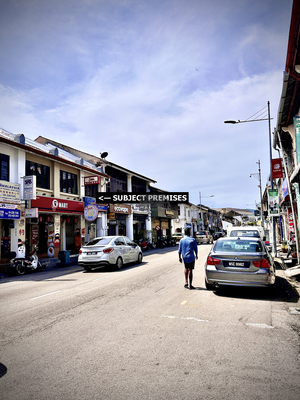 Heritage Shophouse on Chulia Street in UNESCO World Heritage Site. for ...