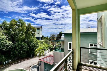 3-Storey Corner Terrace House at Shamrock Beach Villas, Batu Ferringhi, Penang. Original Condition