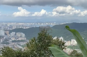 1.265 acres of Agriculture hill land with Sea View in Paya Terubong, Penang