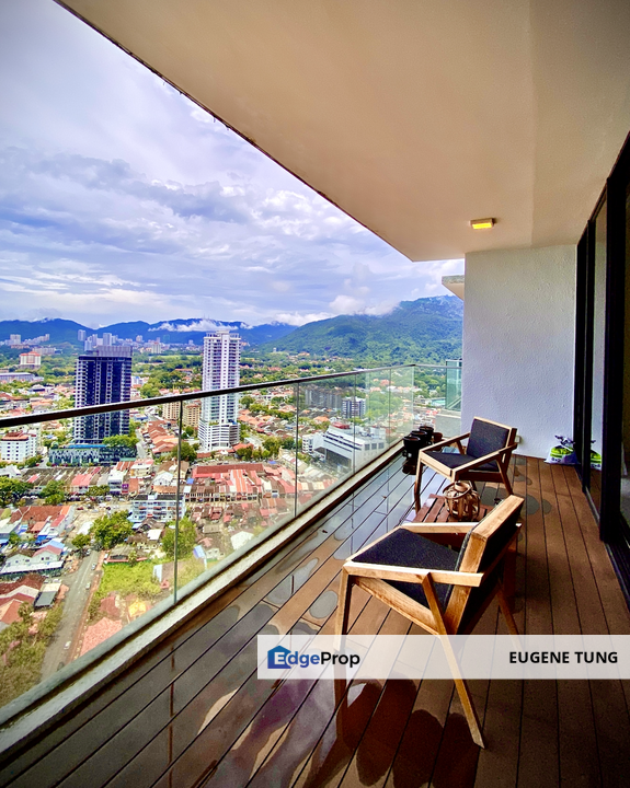 Setia V Residences, High Floor, Big Balcony, Seaview, Gurney Drive, Penang, Persiaran Gurney