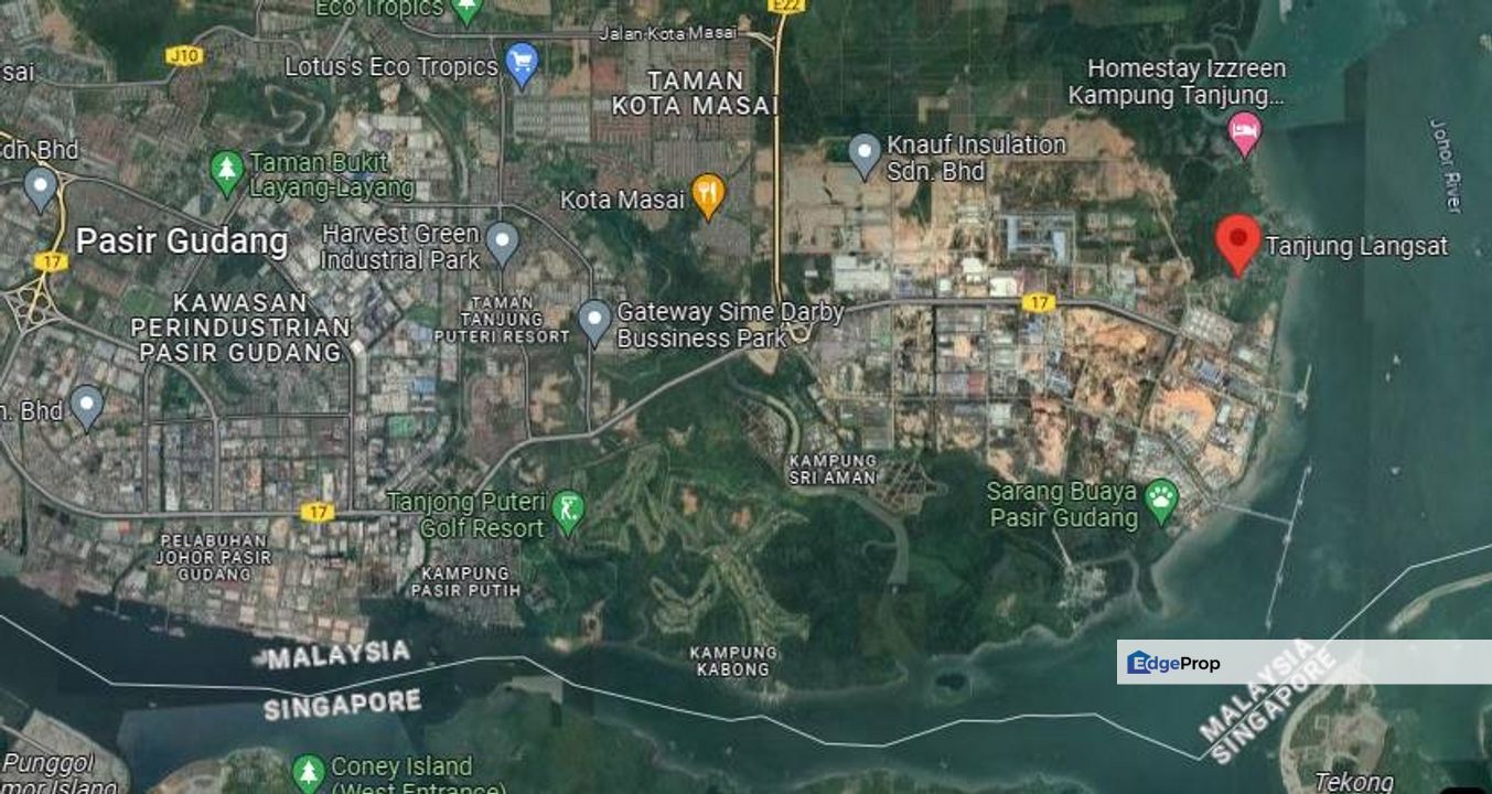 Tanjung Langsat Heavy Industrial Land For Sales, Johor, Pasir Gudang